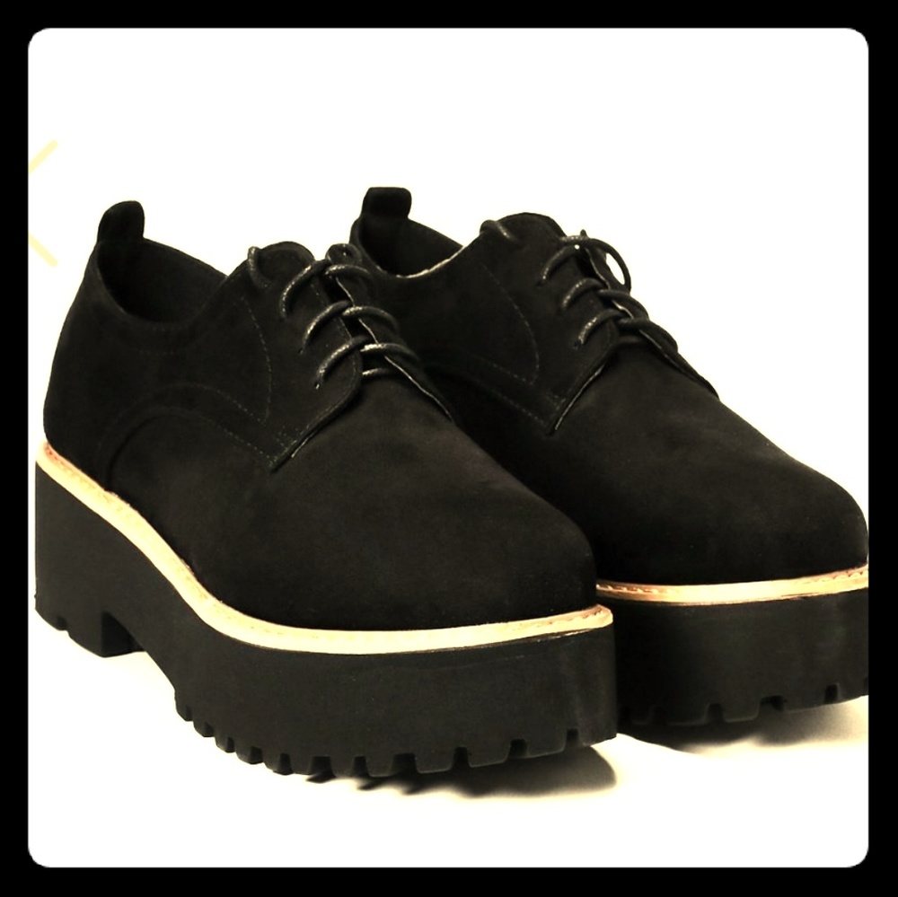 Nasty Gal Platform Oxford Shoes